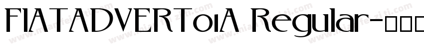 FIATADVERT01A Regular字体转换